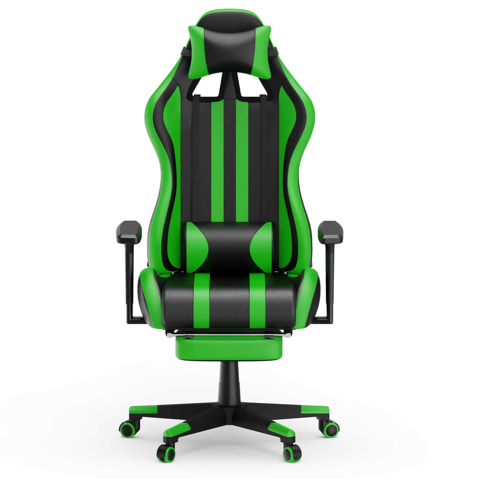 gaming chair with footrest installation video 
